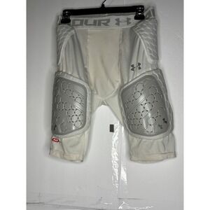 Under Armour Mens HeatGear McDavid HEX Padded Football Girdle White Large L